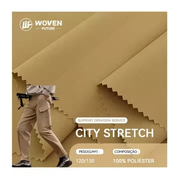 Shaoxing Woven Future bonded poly cloth stretch fabric telas licracity stretch microfiber fabric for sports wear