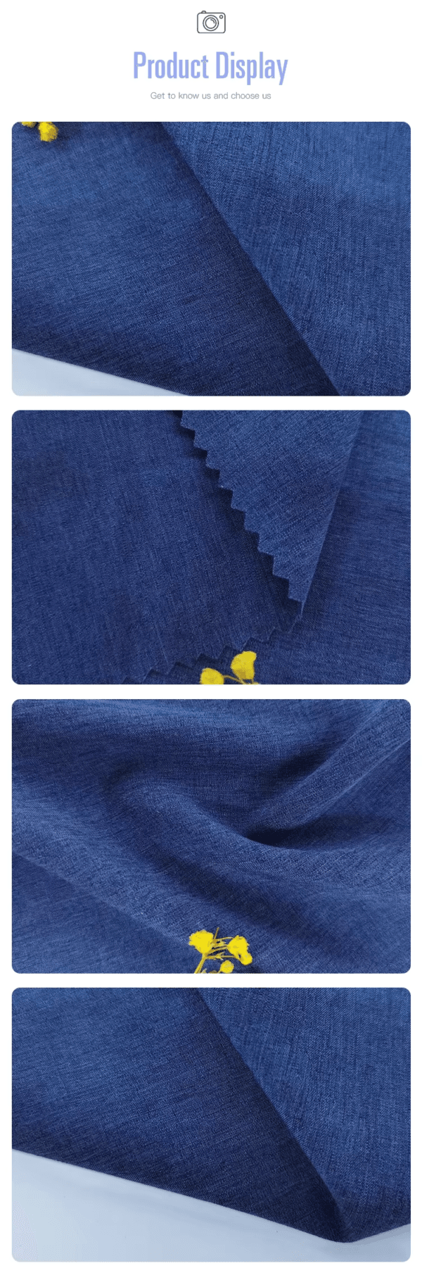 Shaoxing wovenfuture Brazilian 100d 90%T 10%SP Woven dyeable 4 way stretch polyester melange cationic spandex fabric - Image 9