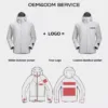 Custom logo 100%Polyester Waterproof Jackets Foldaway Zip up Hood Coat Men's Travelling Lightweight Rainproof Windbreaker Jacket - Image 4